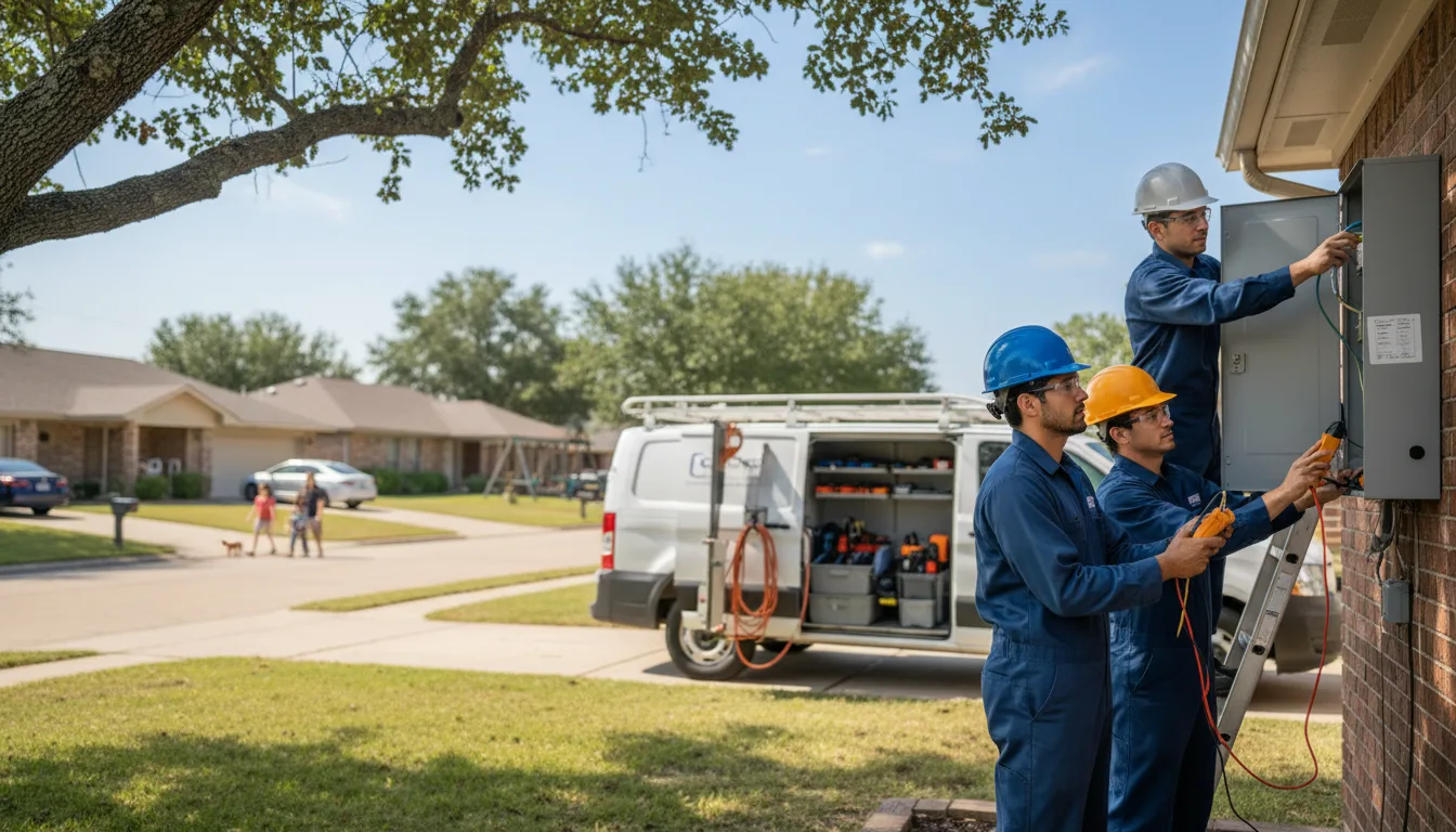 Certified electrician providing emergency electrical services in High Shoals, NC